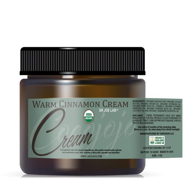 Warm Cinnamon Cream – Certified Organic | CocoJojo