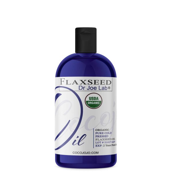 Organic Flaxseed Oil – Unrefined - Certified Organic | CocoJojo