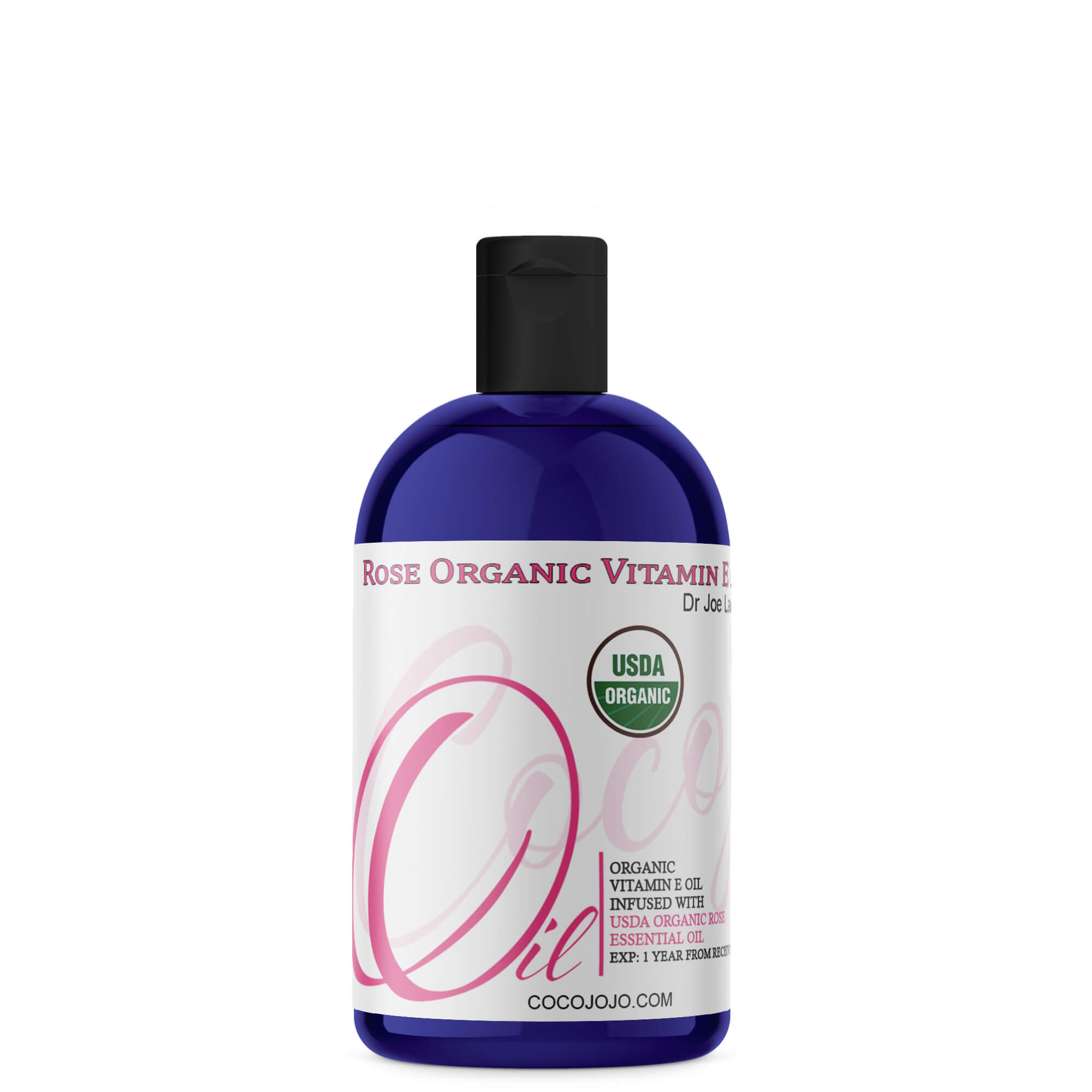 Vitamin E Oil and Rose Oil Blend - Certified Organic | CocoJojo