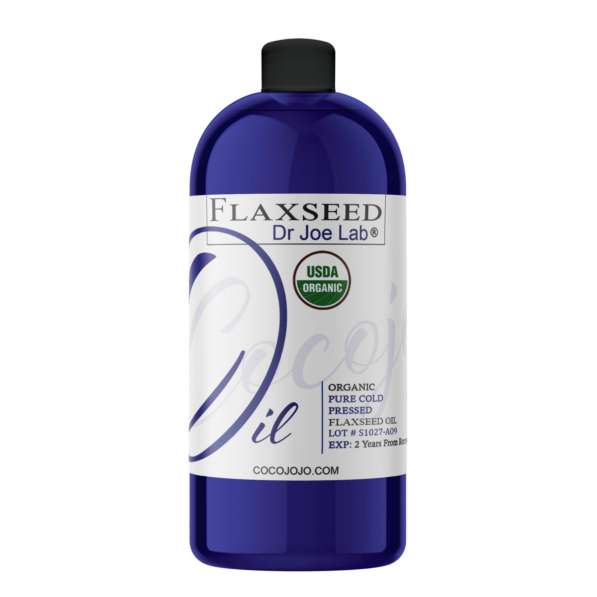 Organic Flaxseed Oil – Unrefined - Certified | CocoJojo
