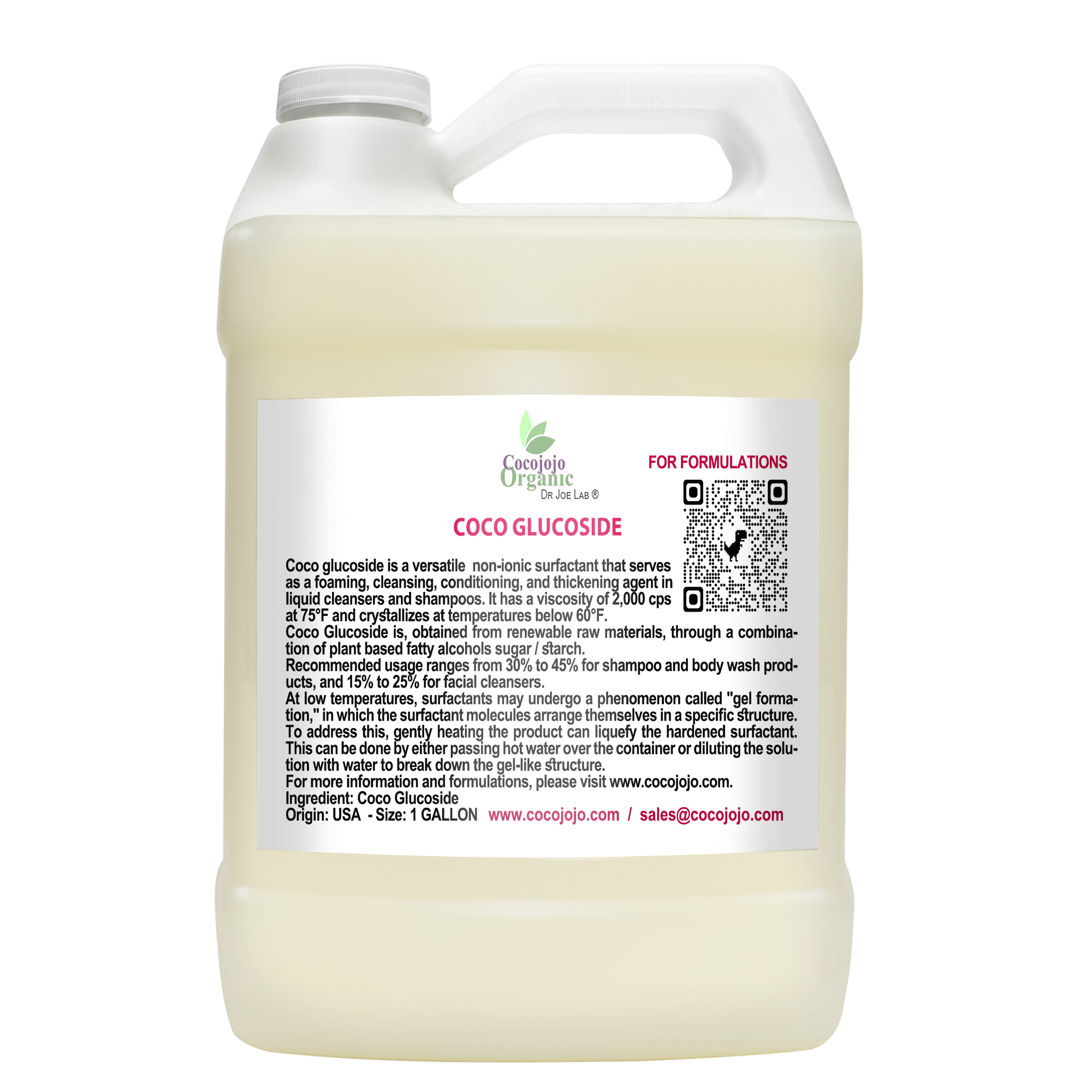Coco Glucoside Natural Surfactant | CocoJojo